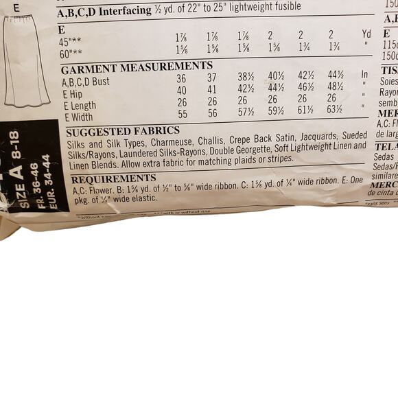 New Look Womens Flared Skirts Tops Sewing Pattern Size 8-18  New Look 6438 CUT - Picture 5 of 6